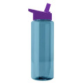 Garyline® Slim Fit RPET Bottle with Flip-Straw Lid - 32 oz.