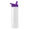 Garyline® Slim Fit RPET Bottle with Flip-Straw Lid - 32 oz.