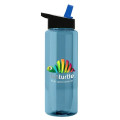 Garyline® Slim Fit RPET Bottle with Flip-Straw Lid - 32 oz.