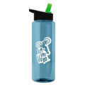 Garyline® Slim Fit RPET Bottle with Flip-Straw Lid - 32 oz.