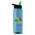Garyline® Slim Fit RPET Bottle with Flip-Straw Lid - 32 oz.