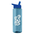 Garyline® Slim Fit RPET Bottle with Flip-Straw Lid - 32 oz.