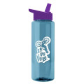 Garyline® Slim Fit RPET Bottle with Flip-Straw Lid - 32 oz.