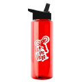 Garyline® Slim Fit RPET Bottle with Flip-Straw Lid - 32 oz.