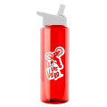 Garyline® Slim Fit RPET Bottle with Flip-Straw Lid - 32 oz.