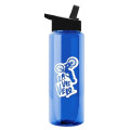 Garyline® Slim Fit RPET Bottle with Flip-Straw Lid - 32 oz.