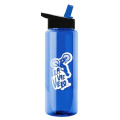 Garyline® Slim Fit RPET Bottle with Flip-Straw Lid - 32 oz.