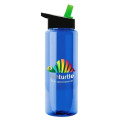 Garyline® Slim Fit RPET Bottle with Flip-Straw Lid - 32 oz.