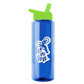 Garyline® Slim Fit RPET Bottle with Flip-Straw Lid - 32 oz.
