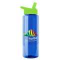 Garyline® Slim Fit RPET Bottle with Flip-Straw Lid - 32 oz.