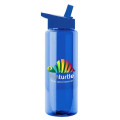 Garyline® Slim Fit RPET Bottle with Flip-Straw Lid - 32 oz.