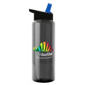 Garyline® Slim Fit RPET Bottle with Flip-Straw Lid - 32 oz.