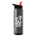Garyline® Slim Fit RPET Bottle with Flip-Straw Lid - 32 oz.