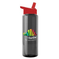 Garyline® Slim Fit RPET Bottle with Flip-Straw Lid - 32 oz.