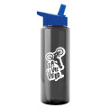 Garyline® Slim Fit RPET Bottle with Flip-Straw Lid - 32 oz.