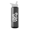 Garyline® Slim Fit RPET Bottle with Flip-Straw Lid - 32 oz.