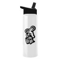 Garyline® Slim Fit RPET Bottle with Flip-Straw Lid - 32 oz.