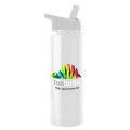 Garyline® Slim Fit RPET Bottle with Flip-Straw Lid - 32 oz.