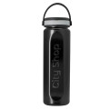 Garyline® Boss Embossed RPET Bottle with Grip Lid - 26 oz.