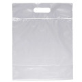 Zip Closure Die Cut Handle Bag - Flexo Ink Print