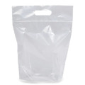 Zip Closure Die Cut Handle Bag - Flexo Ink Print