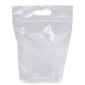 Zip Closure Die Cut Handle Bag - Flexo Ink Print