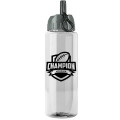 Garyline® Guzzler Bottle with Ring-Straw Lid - 32 oz.