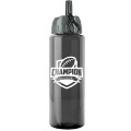Garyline® Guzzler Bottle with Ring-Straw Lid - 32 oz.