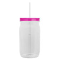 Garyline® Tritan® Mason Jar with Lid and Straw - 27 oz.