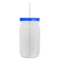 Garyline® Tritan® Mason Jar with Lid and Straw - 27 oz.