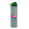 Garyline® Slim Fit RPET Bottle with Flip Lid - 24 oz.