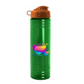 Garyline® Slim Fit RPET Bottle with Flip Lid - 24 oz.