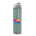 Garyline® Slim Fit RPET Bottle with Flip Lid - 24 oz.