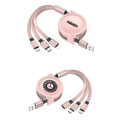3-in-1 Retractable Cable for iPhone and Samsung
