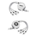 3-in-1 Retractable Cable for iPhone and Samsung