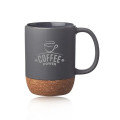 15 oz. Matte Cork Bottom Ceramic Mugs
