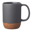 15 oz. Matte Cork Bottom Ceramic Mugs