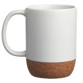 15 oz. Matte Cork Bottom Ceramic Mugs