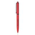 Solid Rubber Coated Plastic Ballpoint Pens