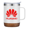 12oz. Vacuum Insulated SS Mug with Cork Bottom