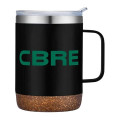 12oz. Vacuum Insulated SS Mug with Cork Bottom