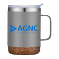 12oz. Vacuum Insulated SS Mug with Cork Bottom