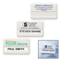 Large Plastic Name Badge with Safety Pin