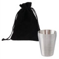 4 pack 1 oz. Stainless Steel Shot Glass Cups