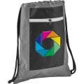 Zippered Ripstop Drawstring Bag