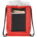 Zippered Ripstop Drawstring Bag