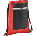 Zippered Ripstop Drawstring Bag