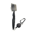 Retractable Golf Brush Dual Head Groove Cleaner