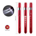 Aluminum Nurse Pen Light LED Medical Torch Portable