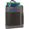 Chrome Non-Woven Zipper Convention Tote